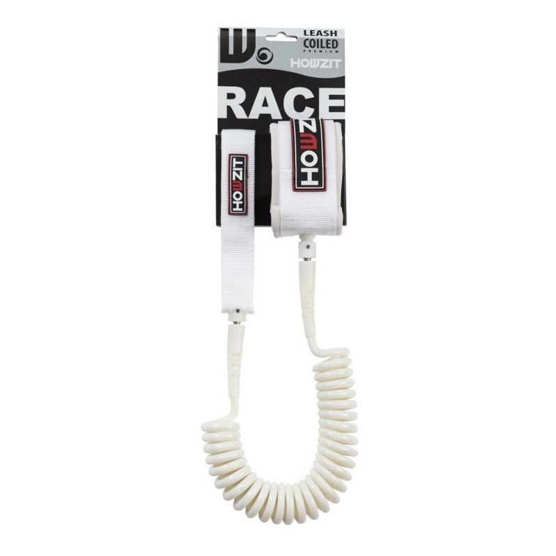 Stand-up paddle 9' white coiled leash Stand-up paddle 9' white coiled leash