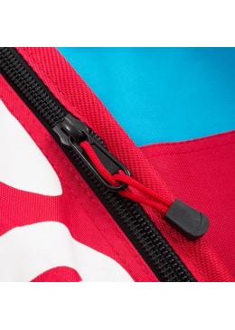Housse de transport motif bleu et rouge pour stand-up paddle race 12'6