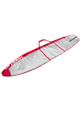 Housse de transport motif bleu et rouge pour stand-up paddle race 12'6
