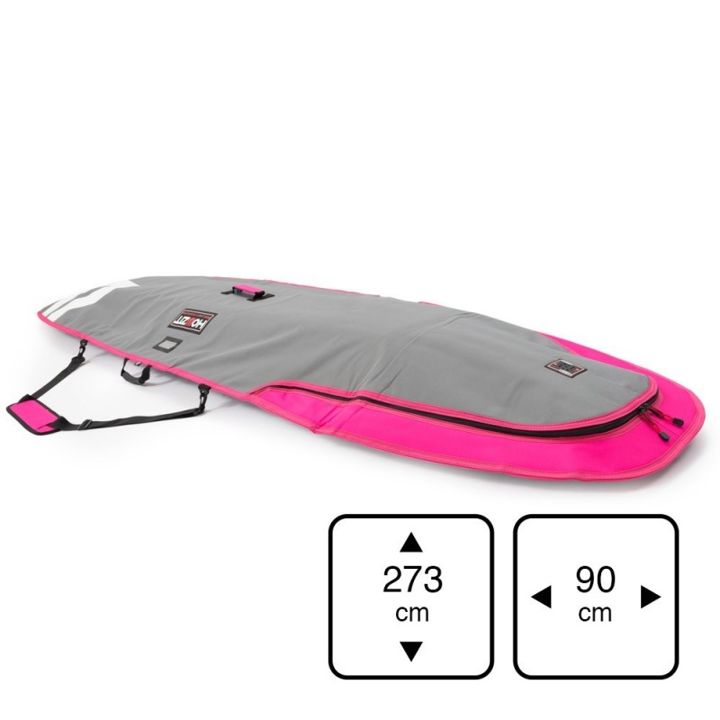 grey pink Board bag for 8'6 SUP