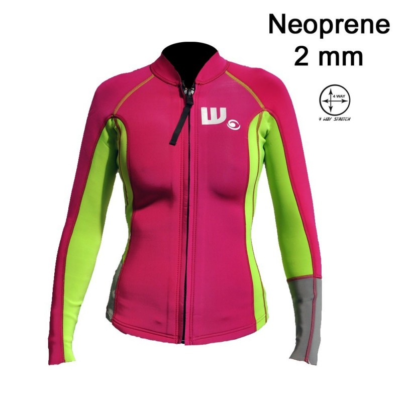 Veste SUP Néoprene Femme Pink / Lime Veste SUP Néoprene Femme Pink / Lime