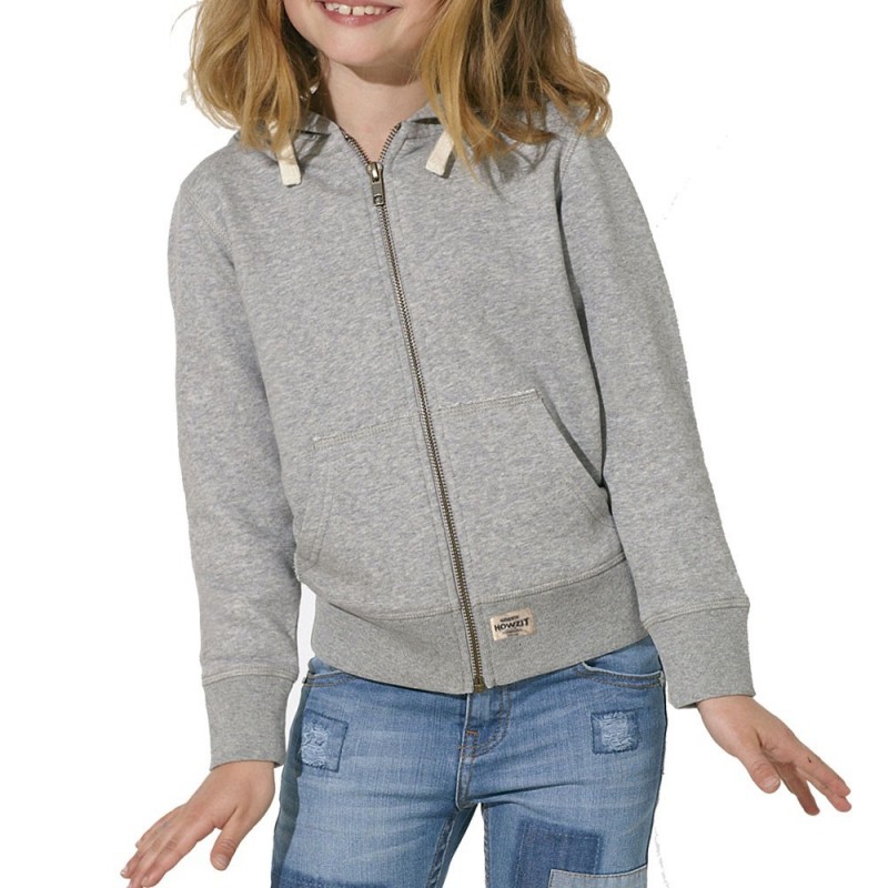 Sweat Shirt Grey "Howzit Co" Fille Sweat Shirt Grey "Howzit Co" Fille
