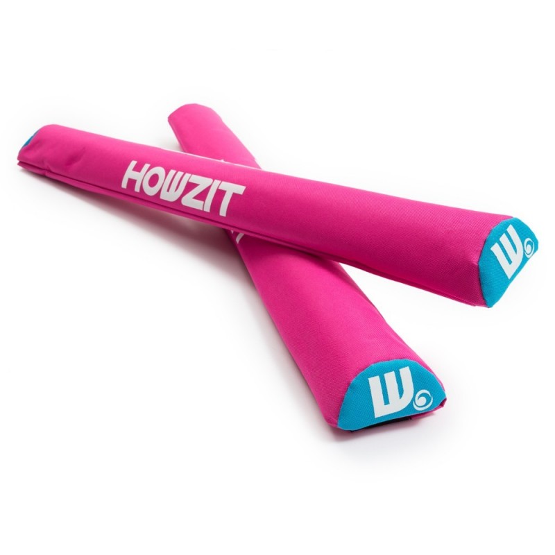 Paire de mousses de protection rose de 74 cm pour les barres de toit profilées pour Paddle, longboard, surf et kayak Paire de mousses de protection rose de 74 cm pour les barres de toit profilées pour Paddle, longboard, surf et kayak