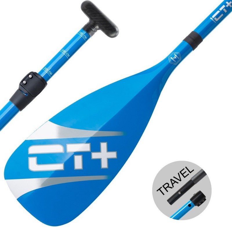 SUP Paddle CT+ COLOR II Travel Vario 3 parts - Blue new model 2018 SUP Paddle CT+ COLOR II Travel Vario 3 parts - Blue new model 2018