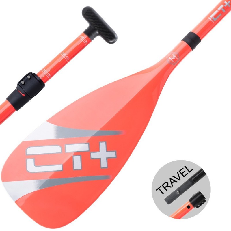 SUP Paddle CT+ COLOR II Travel Vario 3 parts - Orange SUP Paddle CT+ COLOR II Travel Vario 3 parts - Orange
