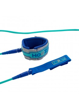 leash 10' navy et gris pour paddle et longboard