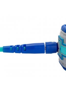 leash 10' navy et gris pour paddle et longboard