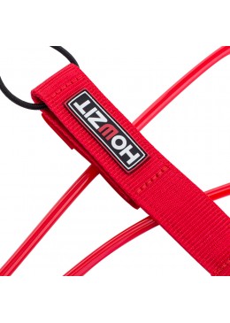 leash 10' rouge pour paddle et longboard