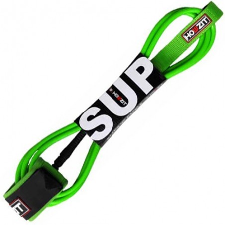 Stand-up paddle 8' lime straight leash
