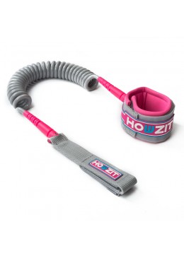 Leash Coiled SUP 9' - Silver / Pink