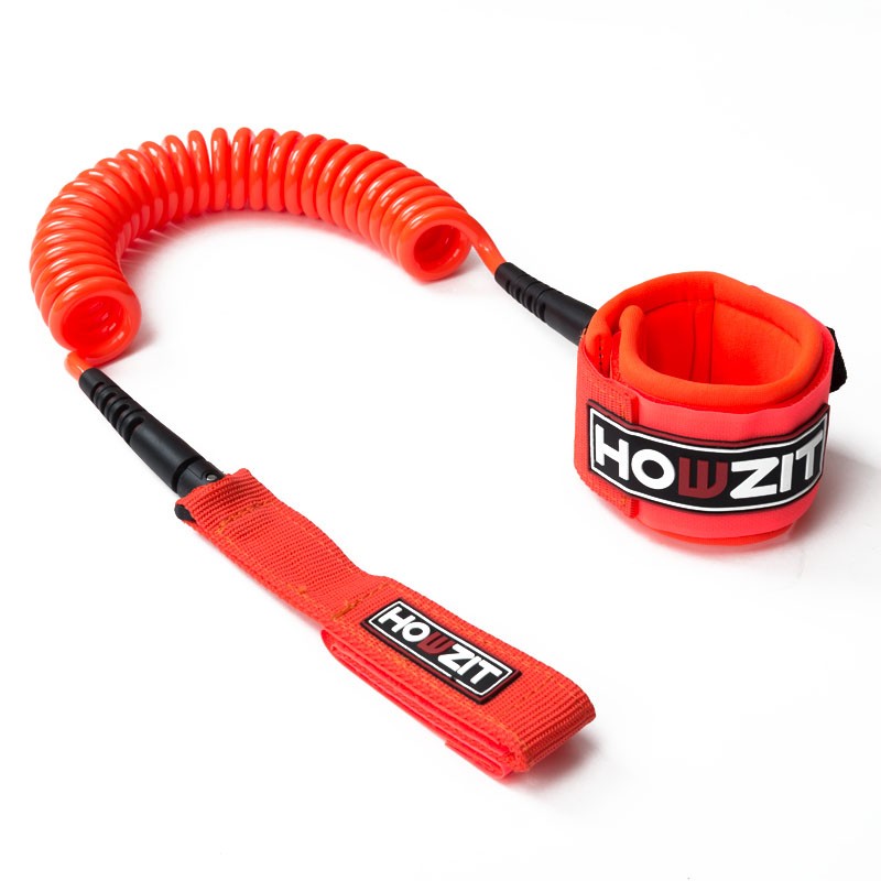 leash téléphone 9' orange pour paddle