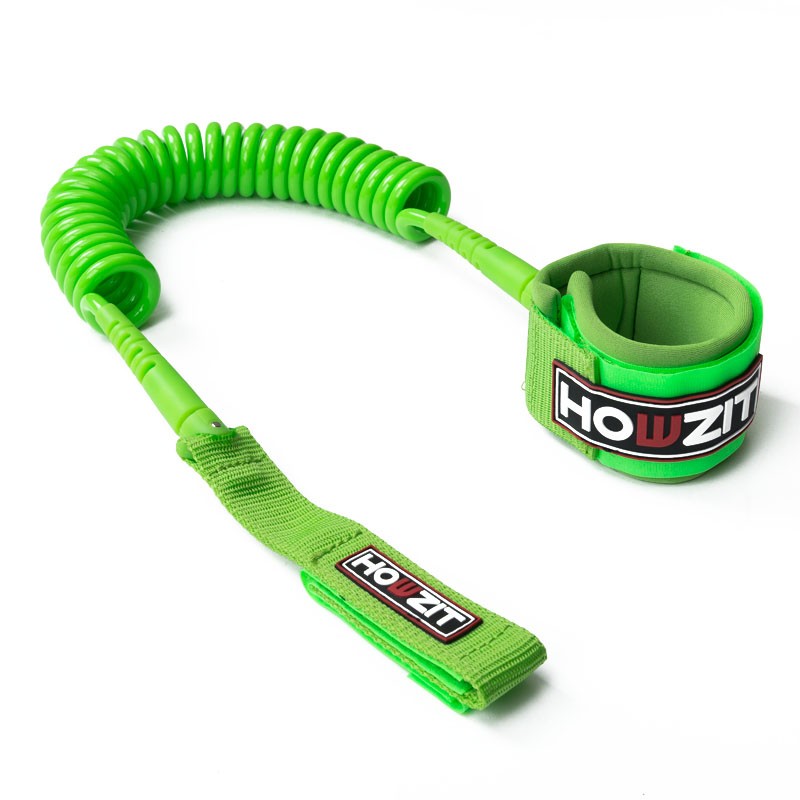 leash téléphone 9' vert pour paddle