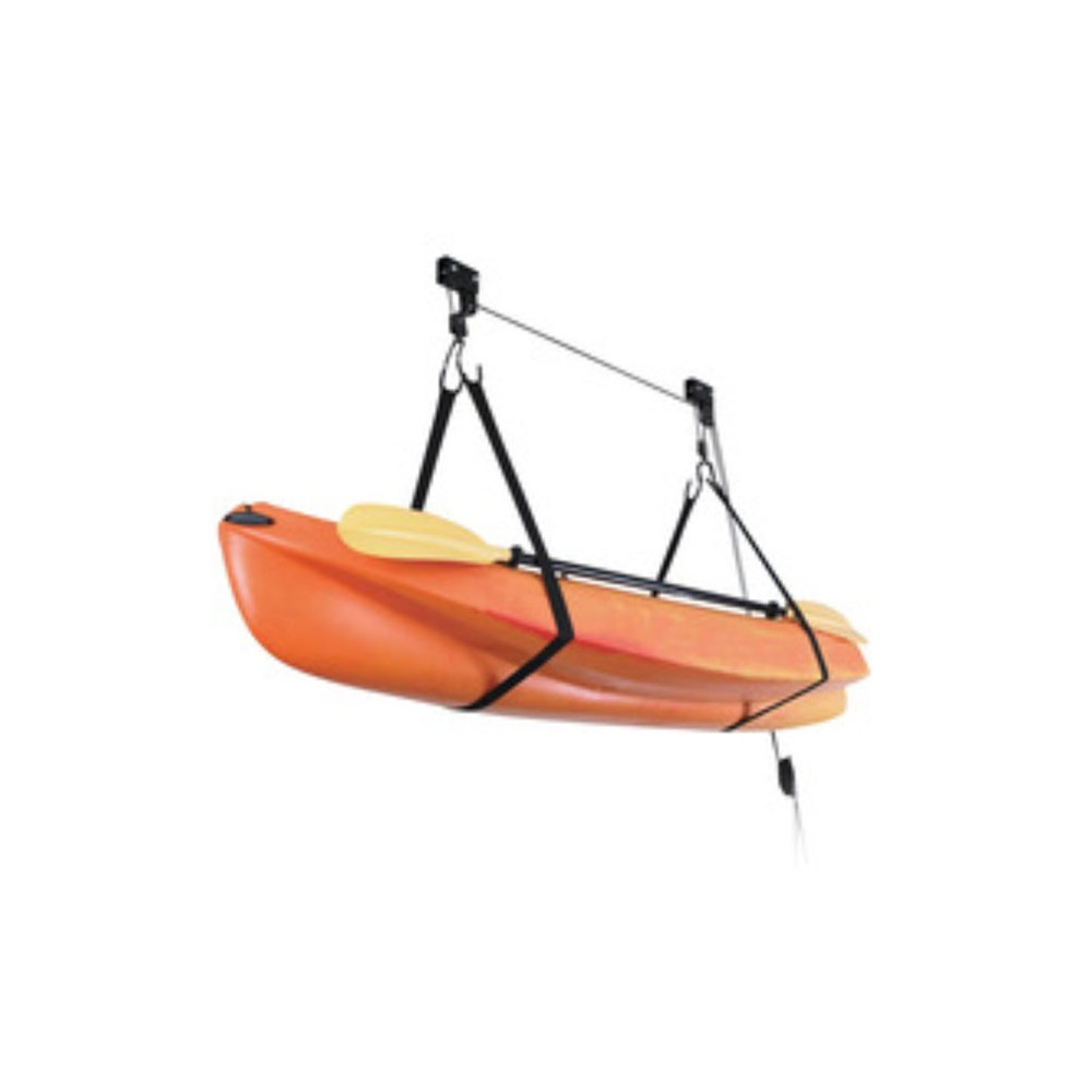 ce système Lift vous permet de stocker au plafond votre kayak ou votre canoë ce système Lift vous permet de stocker au plafond votre kayak ou votre canoë