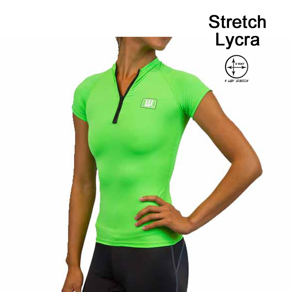 T-shirt lycra surf Femme lime T-shirt lycra surf Femme lime