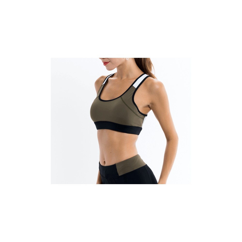 Brassière surf lycra kaki Brassière surf lycra kaki