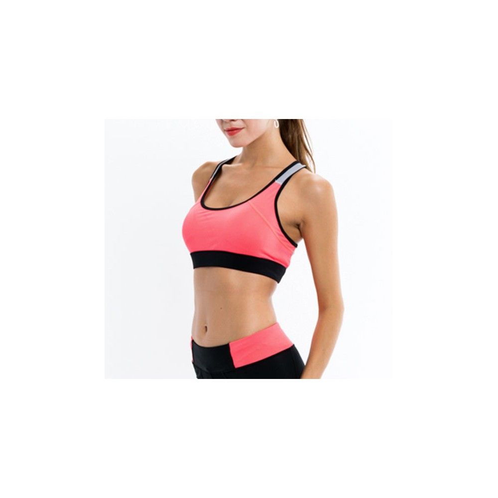 Women Bra JAXA - Lycra Orange for fitness and yoga Women Bra JAXA - Lycra Orange for fitness and yoga