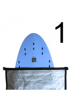 Boardbag Surf Adjustable from 7' to 8'6 Blue