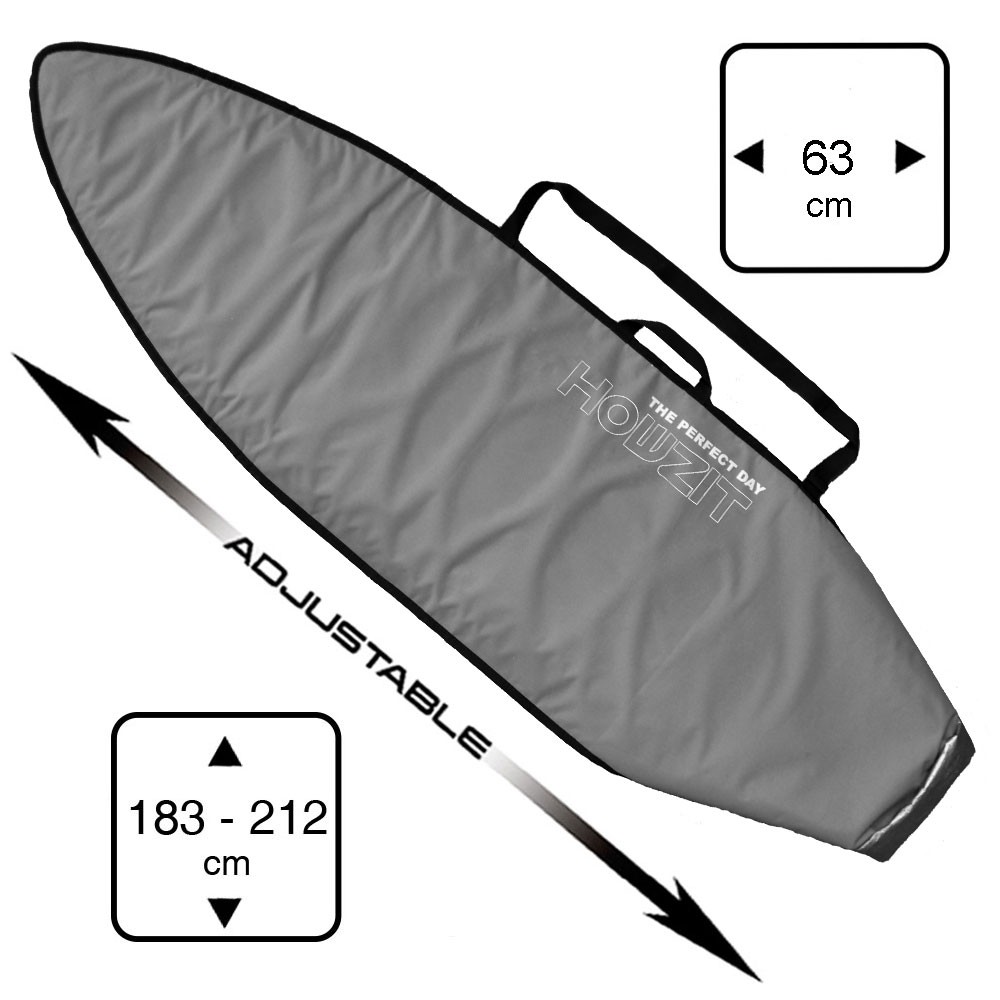 Housse Surf Ajustable de 6' à 7' Grise Housse Surf Ajustable de 6' à 7' Grise