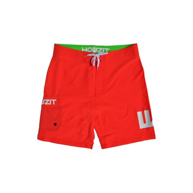 Boardshort Homme Howzit W rouge Boardshort Homme Howzit W rouge