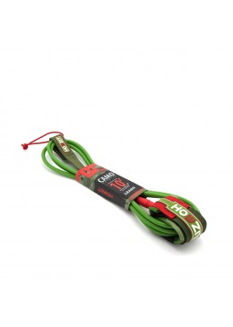 LEASH DE SUP HOWZIT DROIT 10' - VERT/ROUGE