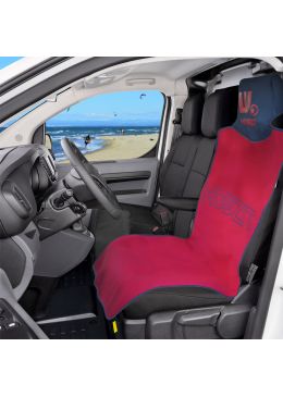 Housse de siège auto en néoprène bicolore rouge/bleue HOWZIT