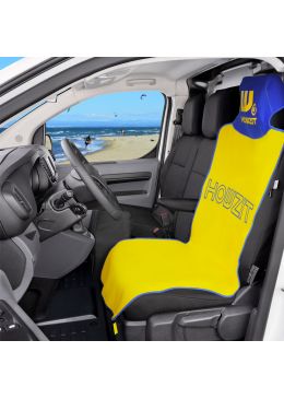 Housse de siège auto en néoprène bicolore jaune/bleue HOWZIT